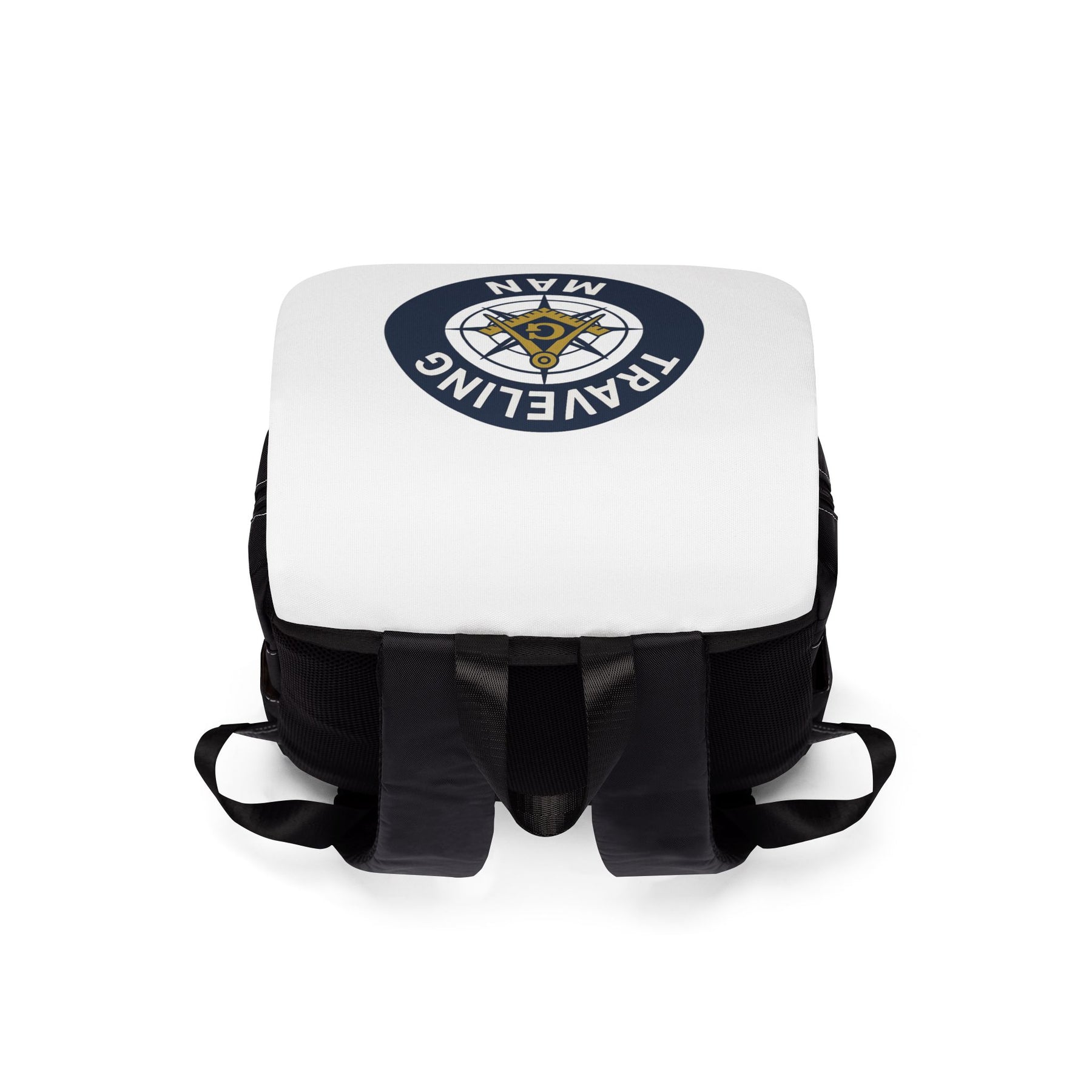 Master Mason Blue Lodge Backpack - Traveling Man Square & Compass G - Bricks Masons