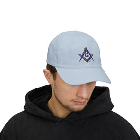 Master Mason Blue Lodge Australia Jurisdiction Baseball Cap - Australia Flag Square & Compass G - Bricks Masons
