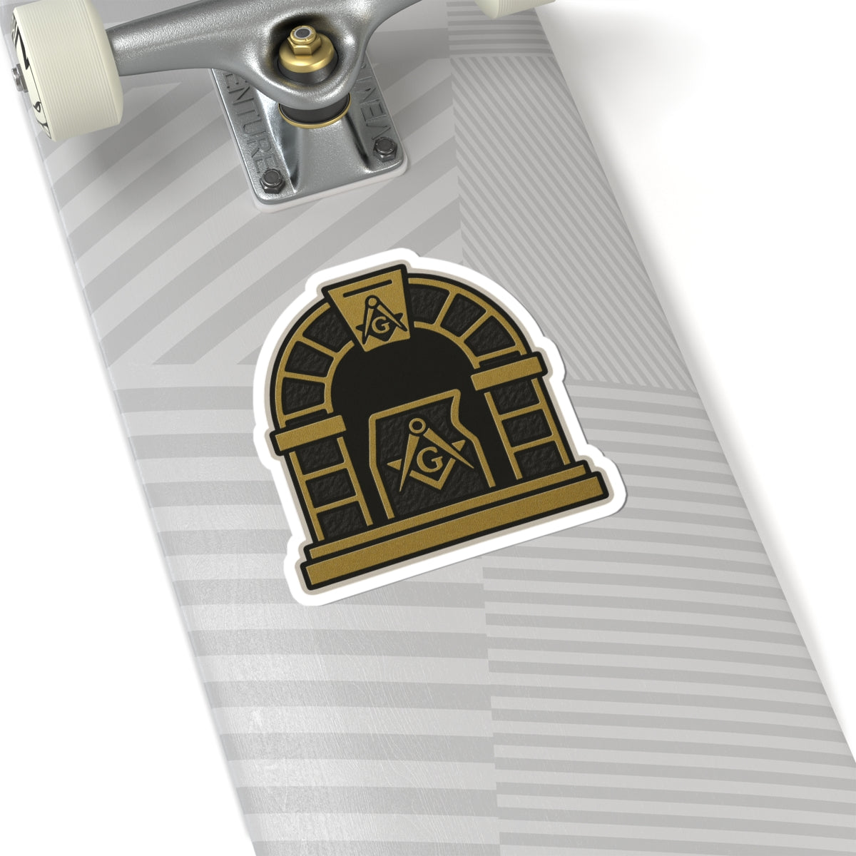 Master Mason Blue Lodge Sticker Decal - Kiss-Cut Colorful - Bricks Masons