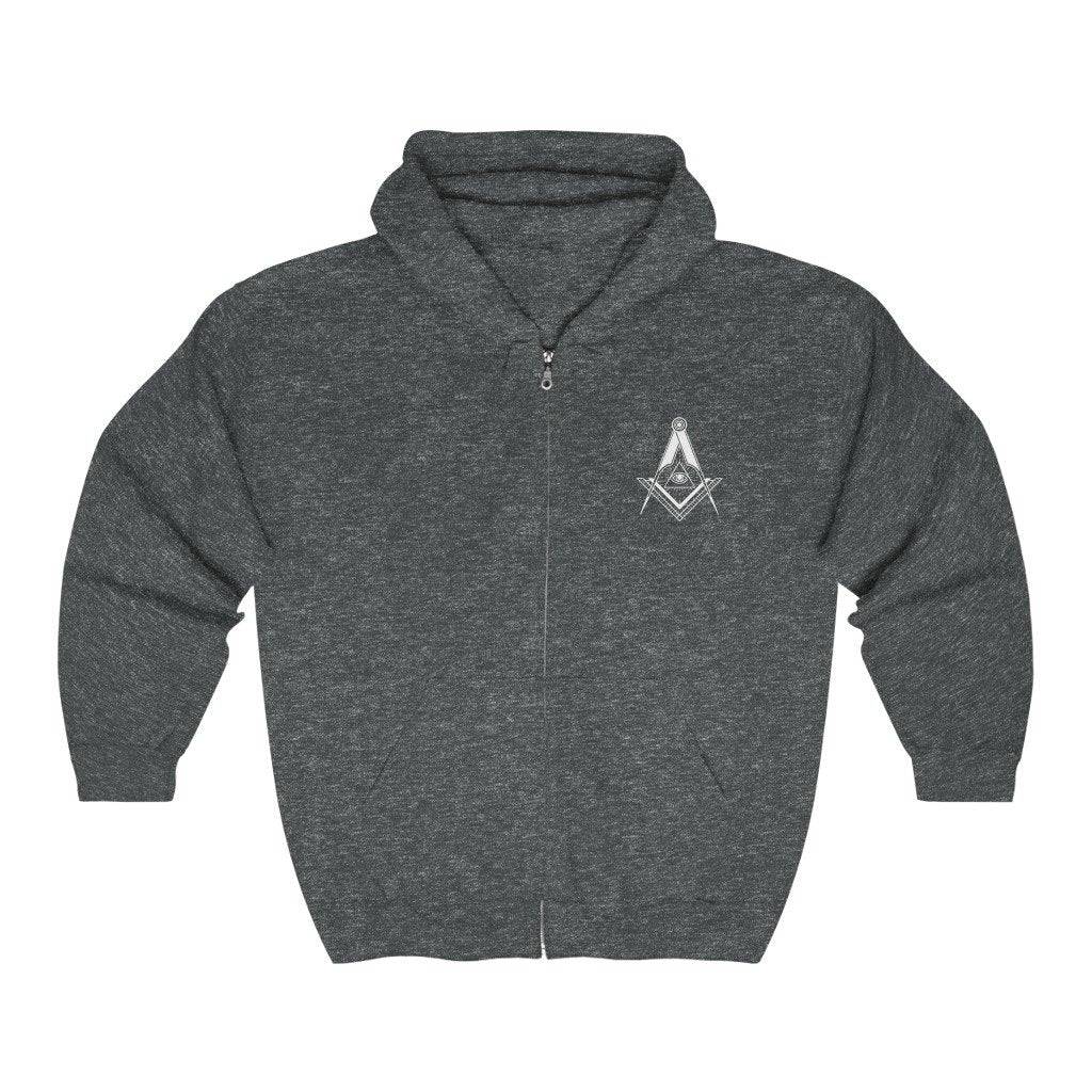 Master Mason Blue Lodge Hoodie - Square & Compass All Seeing Eye