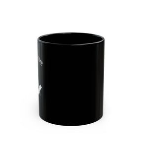 Master Mason Blue Lodge 11oz Black Mug - Bricks Masons