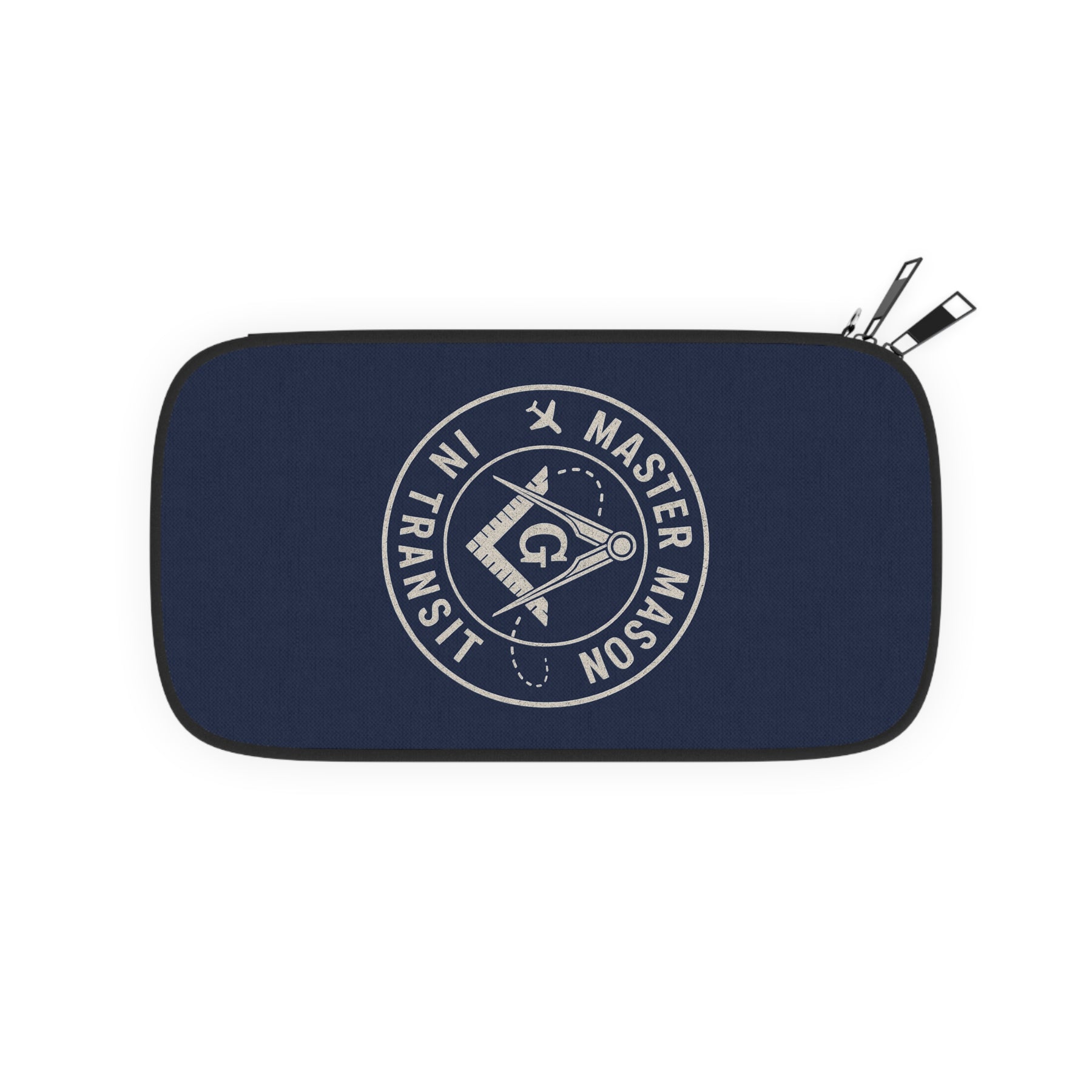 Master Mason Blue Lodge Passport Wallet - Mason In Transit With Shoulder & Wrist Strap - Bricks Masons