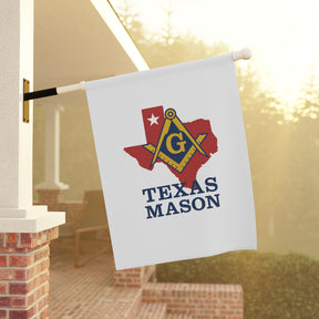 Master Mason Blue Lodge Yard Flag - Texas Masons Printed Poly Poplin - Bricks Masons