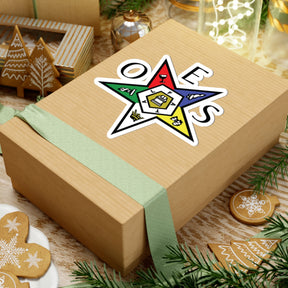 OES Sticker Decal - Kiss-Cut Colorful OES Star - Bricks Masons