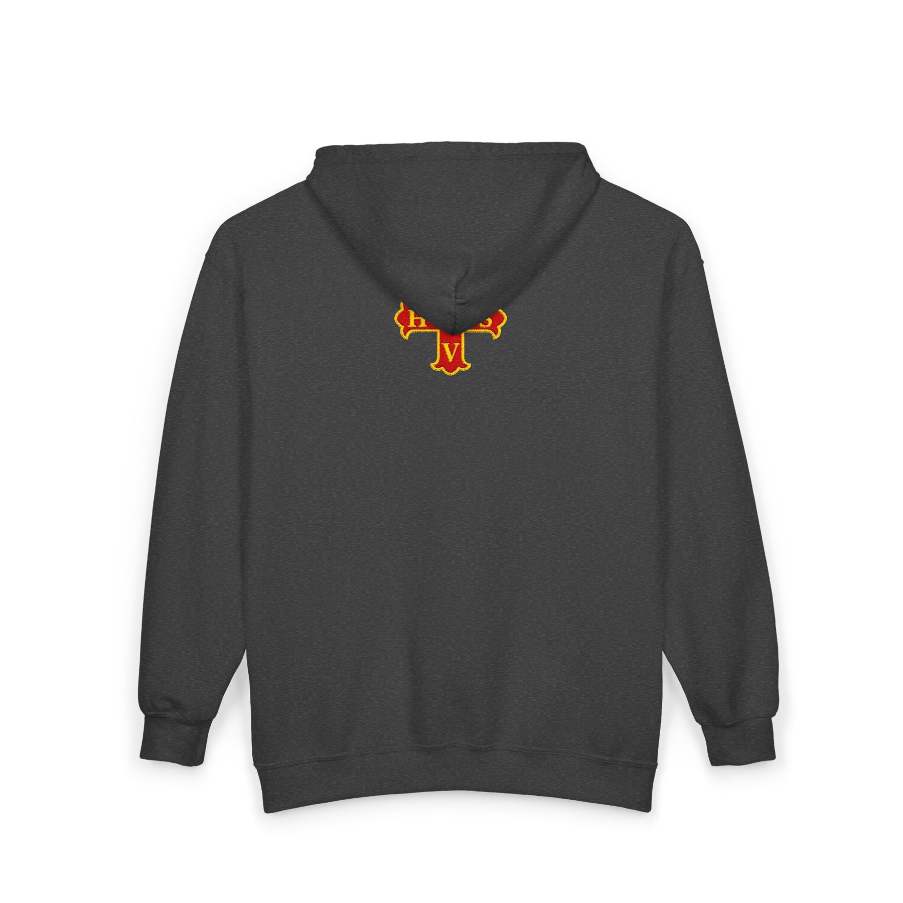 Red Cross of Constantine Hoodie - Zip Up Jacket Embroidered Front & Rear - Bricks Masons