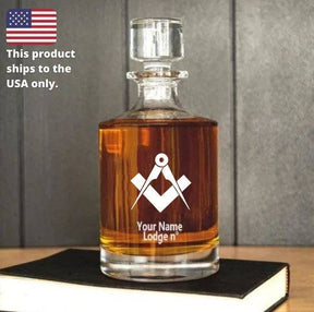 Master Mason Blue Lodge Decanter - 30 oz.