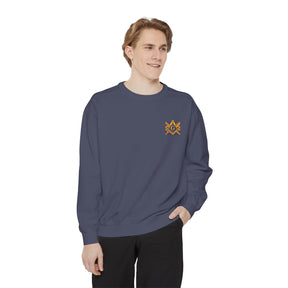 Master Mason Craft Sweatshirt - Embroidered Square & Compass UK Flag - Bricks Masons