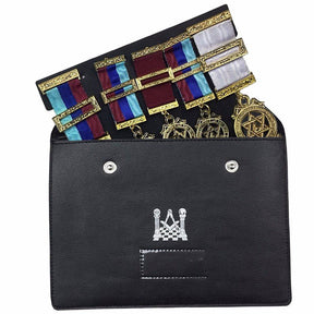 Masonic Jewels Case - X Large Black Imitation Leather