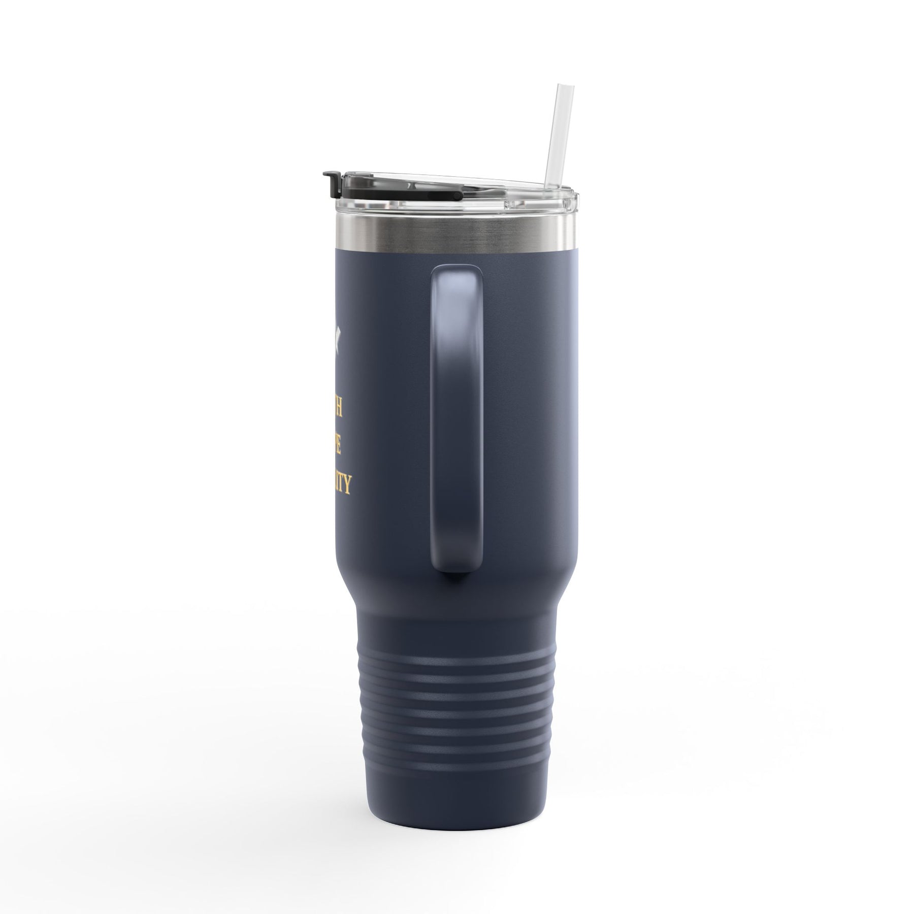 Master Mason Blue Lodge Ringneck Tumbler - Faith Hope & Charity with Square & Compass - Bricks Masons