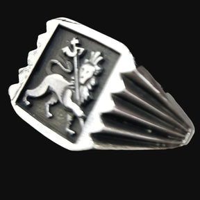 Bob Marley Rastafari Ring Silver 1.7 x 1.5 cm 11 g Art 823 - Bricks Masons