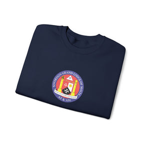 Malta Jurisdiction Sweatshirt - Crewneck Embroidered Emblem - Bricks Masons