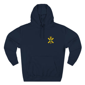 Knights of St. Andrew Hoodie - Three-Panel Fleece Signature Front Detail - Bricks Masons