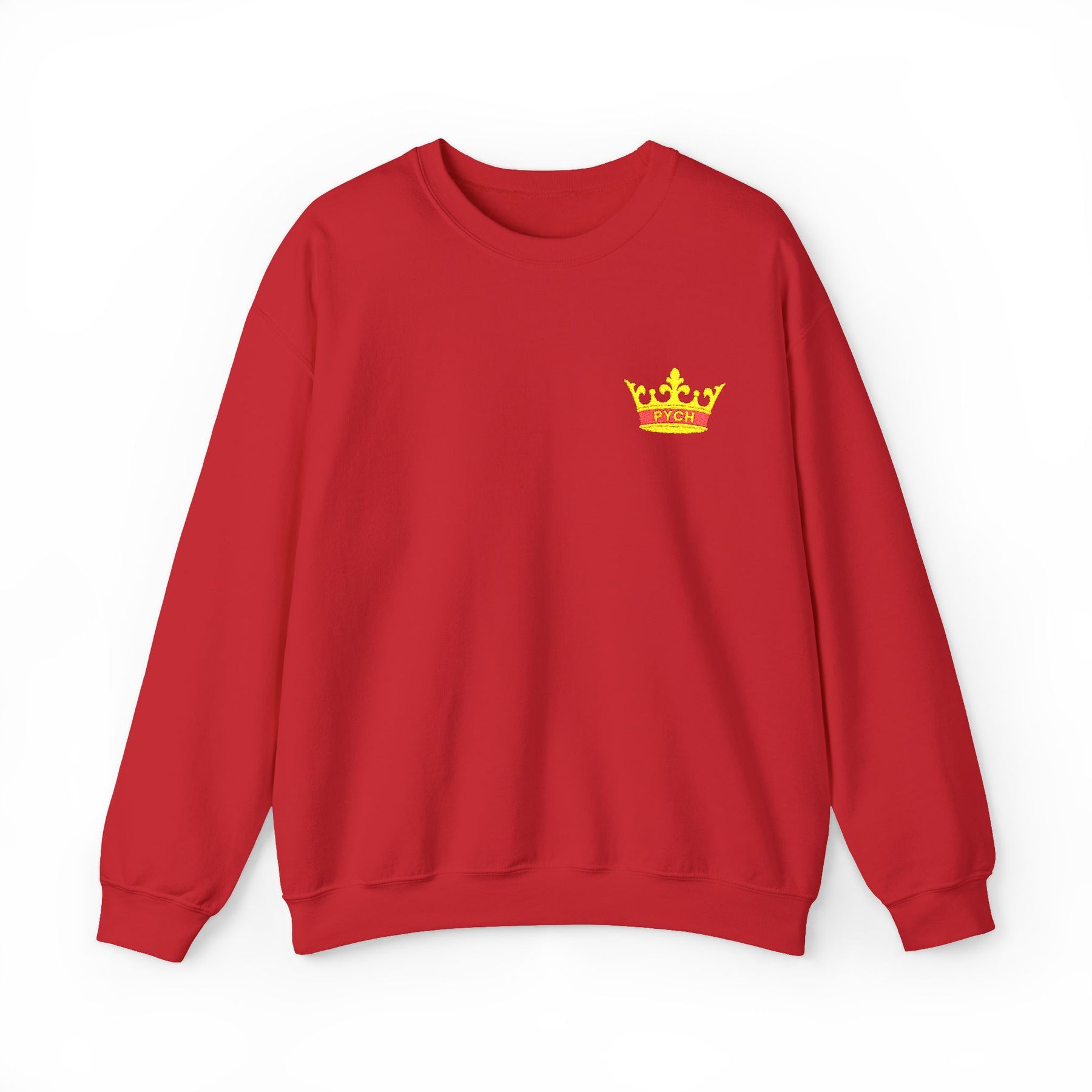 PYCH Sweatshirt - Crewneck Front Chest Crest - Bricks Masons