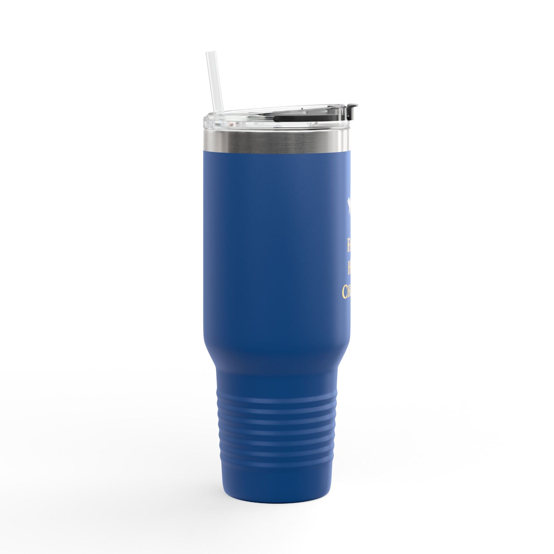 Master Mason Blue Lodge Ringneck Tumbler - Faith Hope & Charity with Square & Compass - Bricks Masons