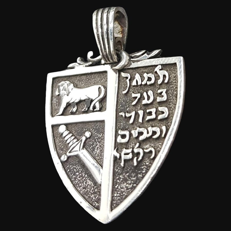Kabbalah Protection Elements Pendant 4.5 x 2.5 cm 7 g Art 906 - Bricks Masons