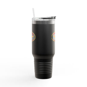 Widows Sons Ringneck Tumbler - Black Stainless Steel & Insulated - Bricks Masons