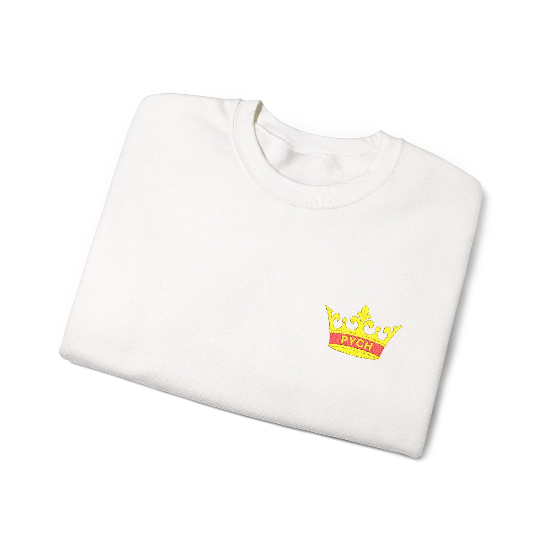 PYCH Sweatshirt - Crewneck Front Chest Crest - Bricks Masons