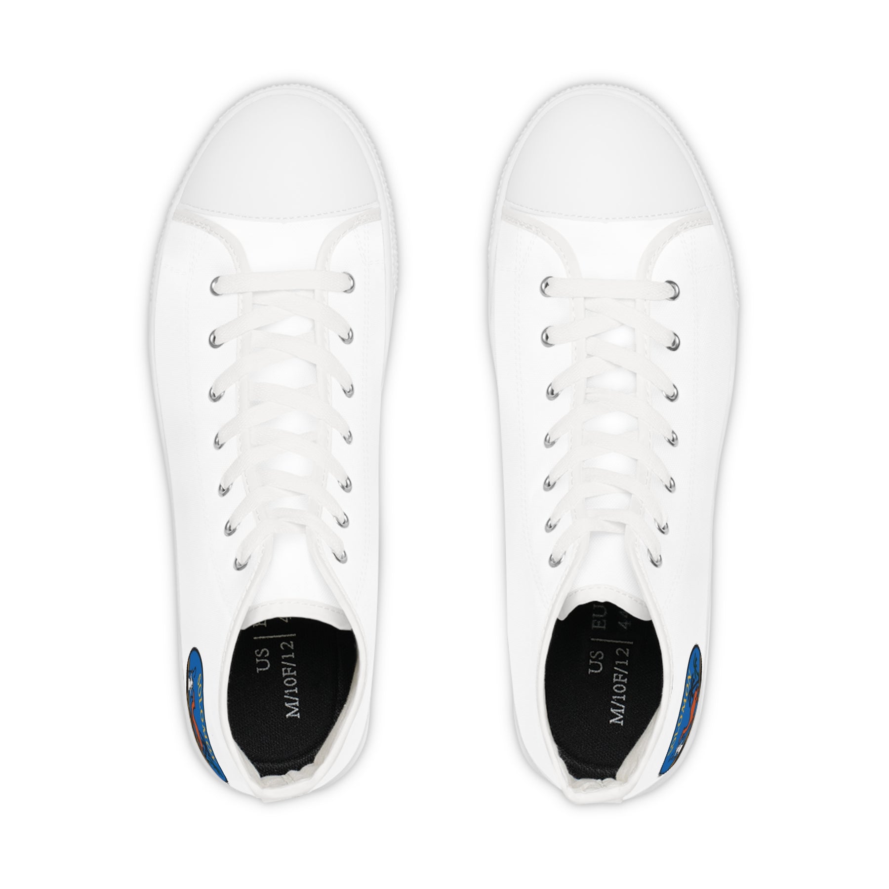 Queen of the South Sneaker - High Top Black & White - Bricks Masons
