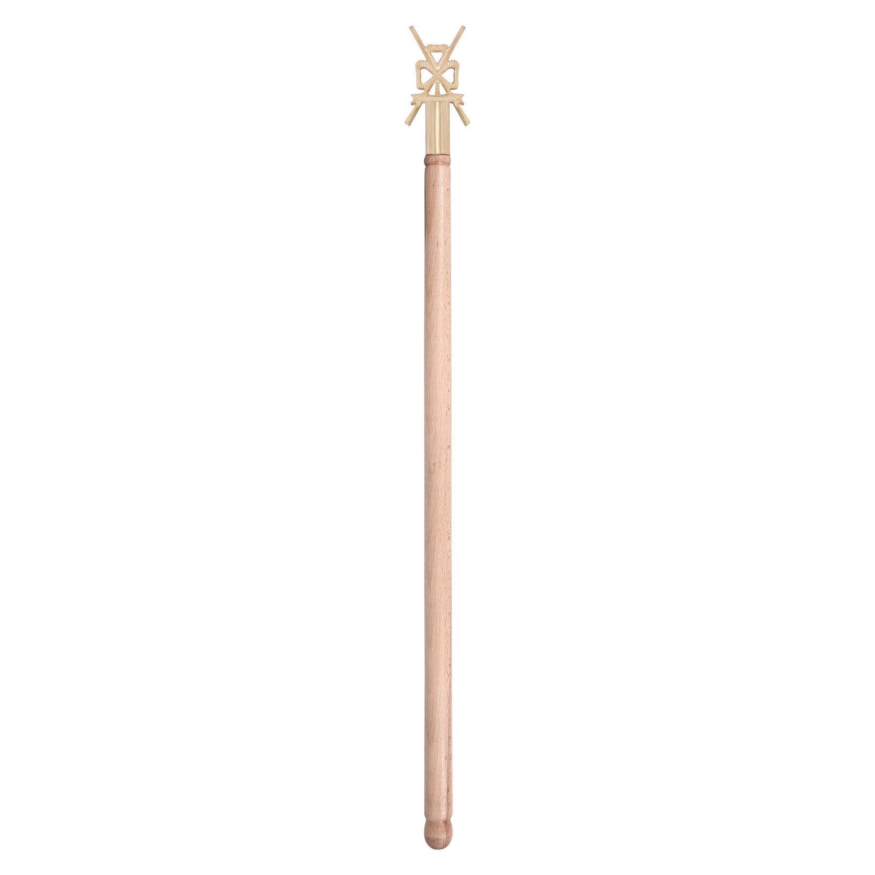 Commander Red Cross of Constantine Baton - Wooden Stick & Gold Plated