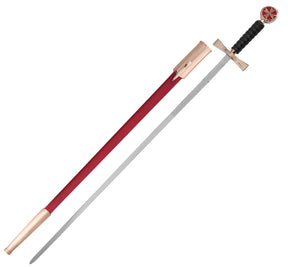 Order Of Malta Sword - Red Malta Cross With Gold and Black Hilt