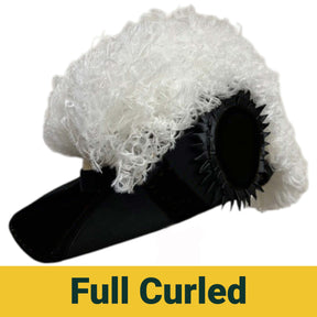 Line Officer Knights Templar Chapeau - All White Plumes - Bricks Masons