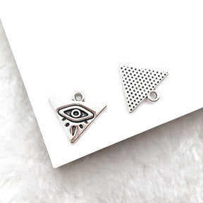 Eye Of Providence Pendant - Silver All Seeing Eye Pyramid Pendant - Bricks Masons