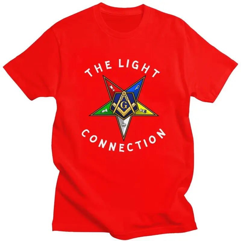 Worthy Patron OES T-Shirt - Men’s Short Sleeve Cotton Various Colors - Bricks Masons