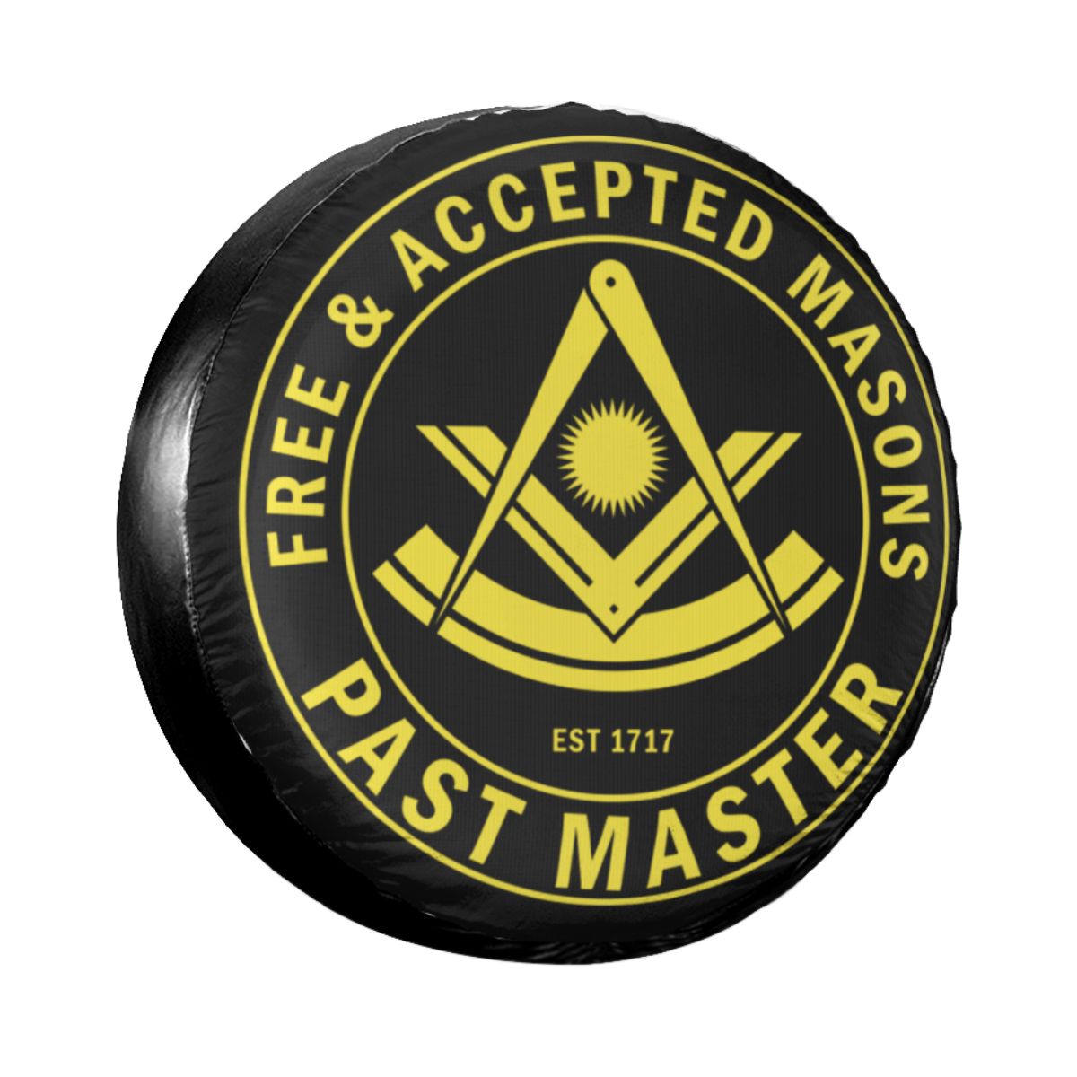 Master Mason Blue Lodge Car Tire Cover - Various Square and Compass G - Bricks Masons