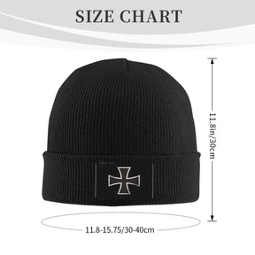 Master Mason Blue Lodge Beanie - Cross Emblem - Bricks Masons