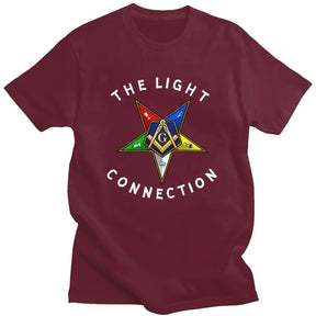 Worthy Patron OES T-Shirt - Men’s Short Sleeve Cotton Various Colors - Bricks Masons