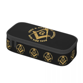 Master Mason Blue Lodge Office Tools Case - Gold Free & Accepted Masons