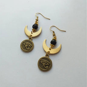 Ancient Egypt Earrings  Statement - Bricks Masons