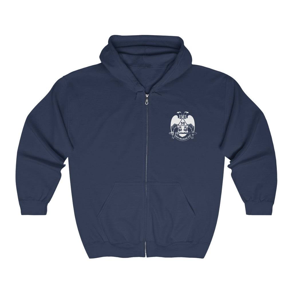 32nd Degree Scottish Rite Hoodie - Wings Down Various Colors