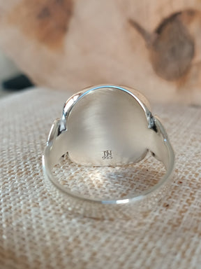 Master Mason Blue Lodge Ring - Oval Shape With Square & Compass G - Bricks Masons