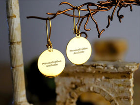 Masonic Earrings - The 47th Problem of Euclid - Bricks Masons