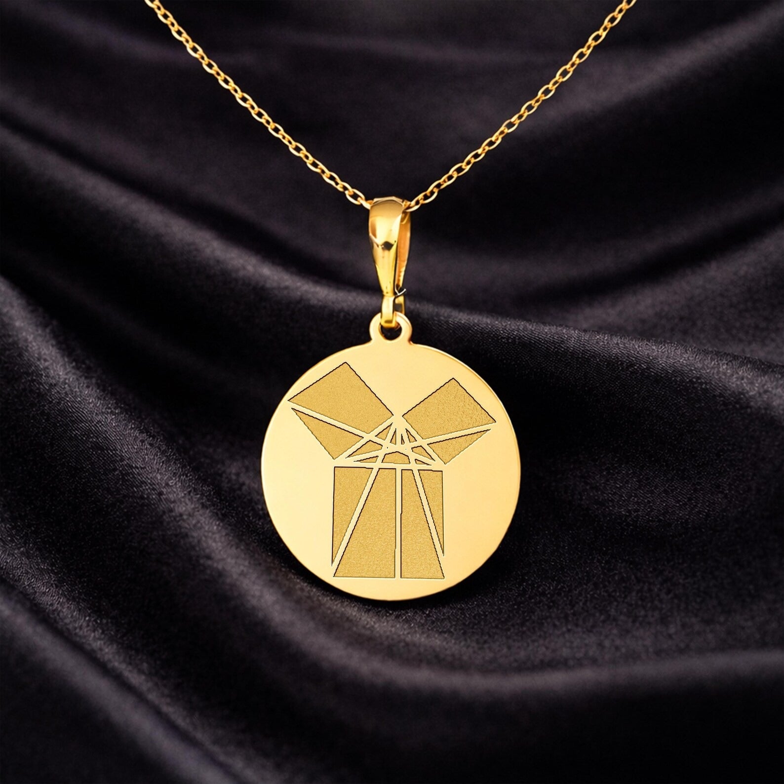 Masonic Necklace - The 47th Problem of Euclid - Bricks Masons