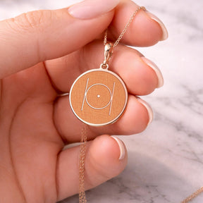 Masonic Necklace - The Point Within a Circle - Bricks Masons