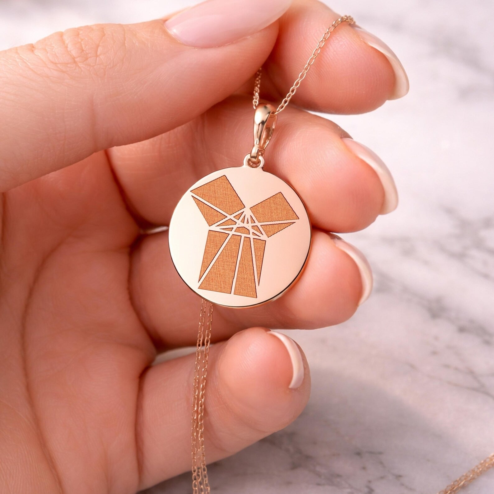 Masonic Necklace - The 47th Problem of Euclid - Bricks Masons