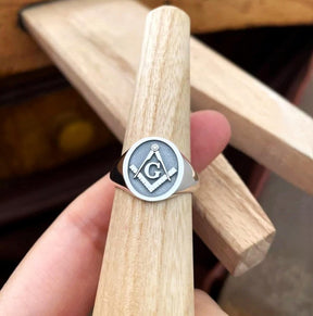 Master Mason Blue Lodge Ring - Various Sizes