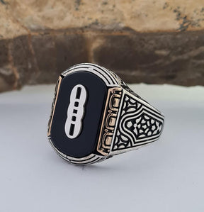 Independent Order of Odd Fellows Sterling Silver Ring - Handcrafted 925 Silver - Bricks Masons