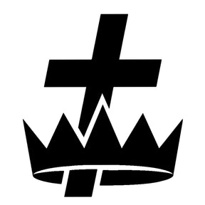 Knights Templar Ring - Blue Tungsten Personalizable - Bricks Masons