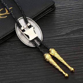 Master Mason Blue Lodge Bolo Tie - Square and Compass With G - Bricks Masons