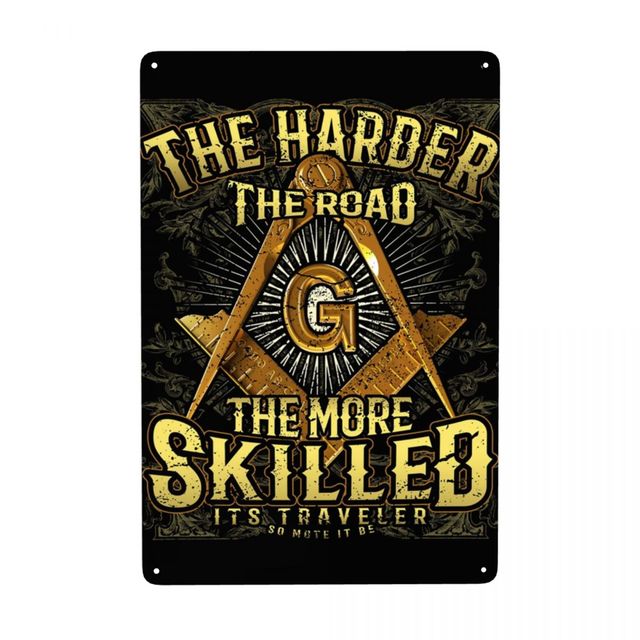 Masonic Canvas - Great Variety Decoration - Bricks Masons