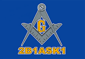 Master Mason Blue Lodge Flag - 2B1ASK1 Blue - Bricks Masons