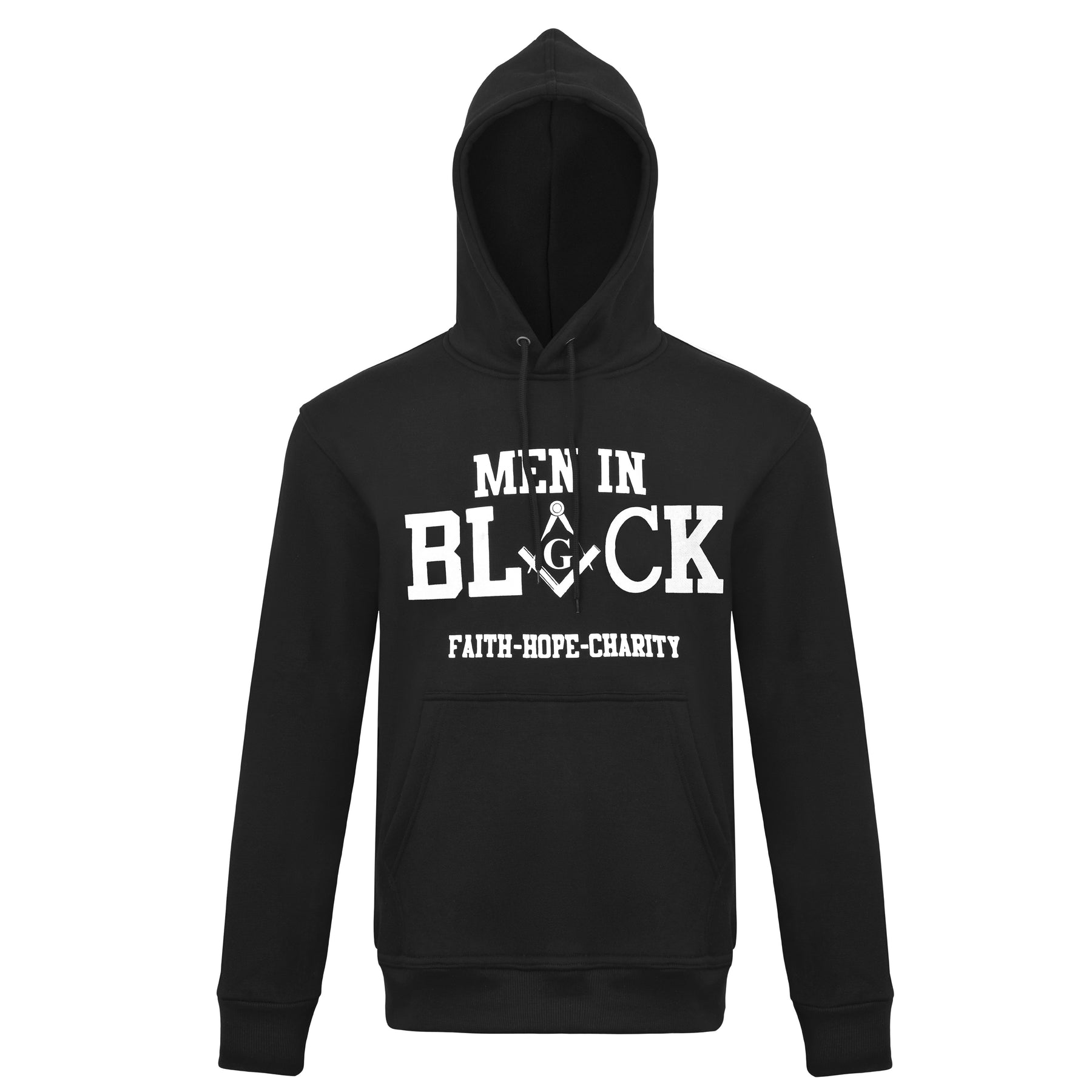Master Mason Blue Lodge Hoodie - Polar Fleece Square & Compass With G - Bricks Masons