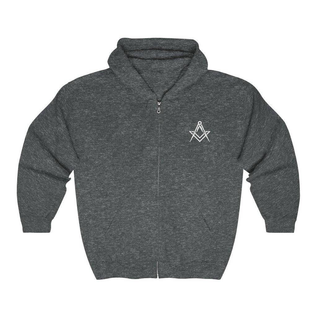 Master Mason Blue Lodge Hoodie - Unisex Square & Compass - Bricks Masons