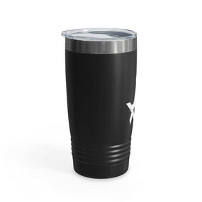 Master Mason Blue Lodge Ringneck Tumbler - Various Colors Square & Compass G - Bricks Masons