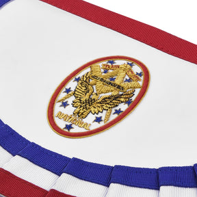 Master Mason Blue Lodge Apron - National Sojourners - Bricks Masons