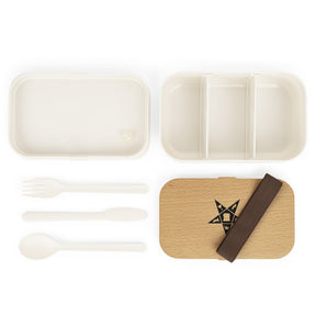 OES Lunch Box - Wooden Lid - Bricks Masons