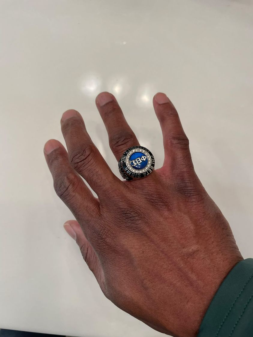 Master Mason Blue Lodge Ring - 925 Sterling Silver Shining Rhinestones - Bricks Masons